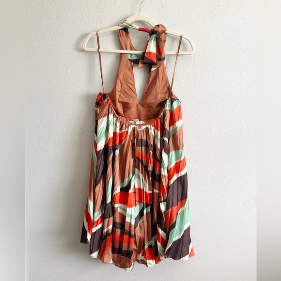 NWT Anthropologie Hutch Halter Pleated Swing Mini Dress Size Small - Picture 11 of 11